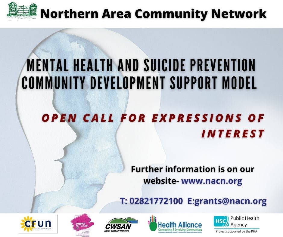 Mental Health & Suicide Prevention Community Development Support Model Now Open for Expression Of Interest